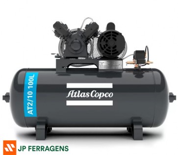 COMPRESSOR DE AR AT2/10 100L 110/220V ATLAS COPCO