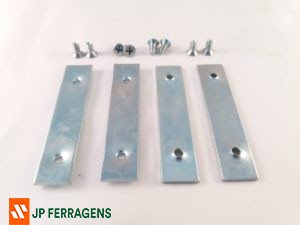 ESQ-010 KIT ESQUADRETA PARA UNIAO DE PERFIL ZINCADO ROMETAL