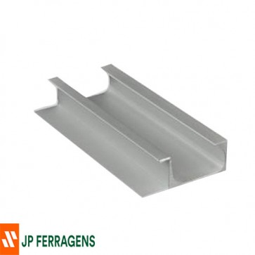 RFC4072 PERFIL PUXADOR P/ MDF 15MM ANODIZADO LEVE 03 MTS