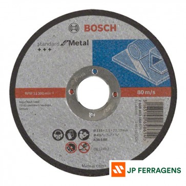 DISCO DE CORTE BOSCH 115X3,0X22,23 MM