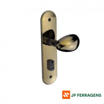 3001075015 FECHADURA BORA EXT ANT BRASS SOPRANO