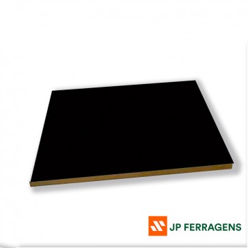 MDF 15 MM LACA PRETO ÔNIX  2,75 X 1,85 EUCATEX