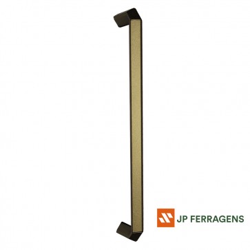 PUXADOR 396 TRIPLA FURAÇÃO 192 MM BRONZE FOSCO GECELE