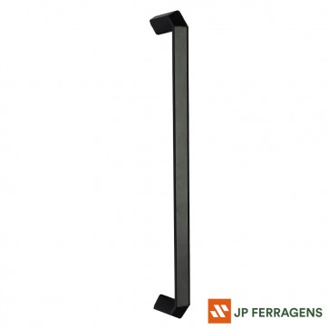 PUXADOR 396 TRIPLA FURAÇÃO 128 MM PRETO FOSCO GECELE