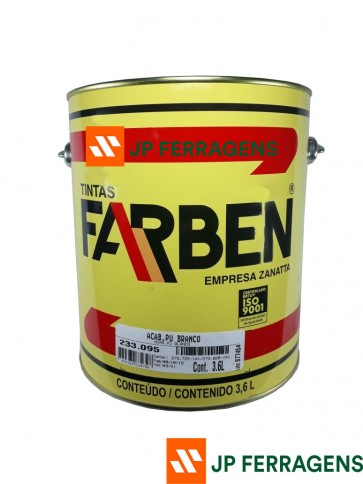 233095 ACABAMENTO PU BRANCO BRILHANTE 3,6 LT FARBE