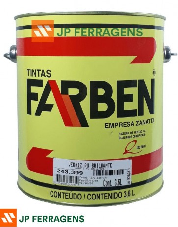 243399 VERNIZ PU BRILHANTE 3,6L FARBEN