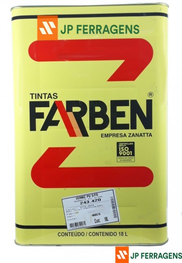 243420 VERNIZ PU FOSCO 18  LT FARBEN