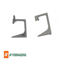 KIT PONTEIRA VAZADA PE-176/189  DIR E ESQ BRONZE CLARO ROMETAL