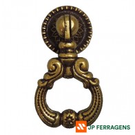 PUXADOR-COLONIAL-172-031X057-DOURADO ANTIGO ITALYLINE