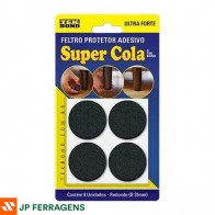 FELTRO REDONDO 35MM PRETO CARTELA COM 8 UN