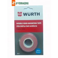 FITA DUPLA FACE BRANCA 9MM X 1,5M WURTH