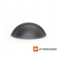 PUXADOR CONCHA REDONDA PRETO ACETINADO REF 7042