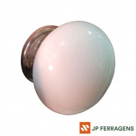 PUXADOR EM CERAMICA BRANCA 4X4X3CM* REF 038202