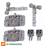 SISTEMA PARA PORTAS DE CORRER 1 PORTA COM GUIA INTELIGENTE (RO 654025) ROMETAL