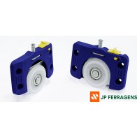 KIT JP 360 40R TORNEADA AZUL SISTEMA DE CORRER 1 PORTA REF 21681 COM MOLA E GUIA INTELIGENTE