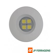 E521.B LUMINARIA CIRCULAR D35 4 SUPER LED 5000K 110/220V ACAB BRANCO