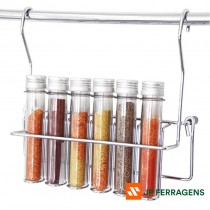 4540-PORTA TEMPEROS C 6 TUBOS C TRAVA DE APOIO CR